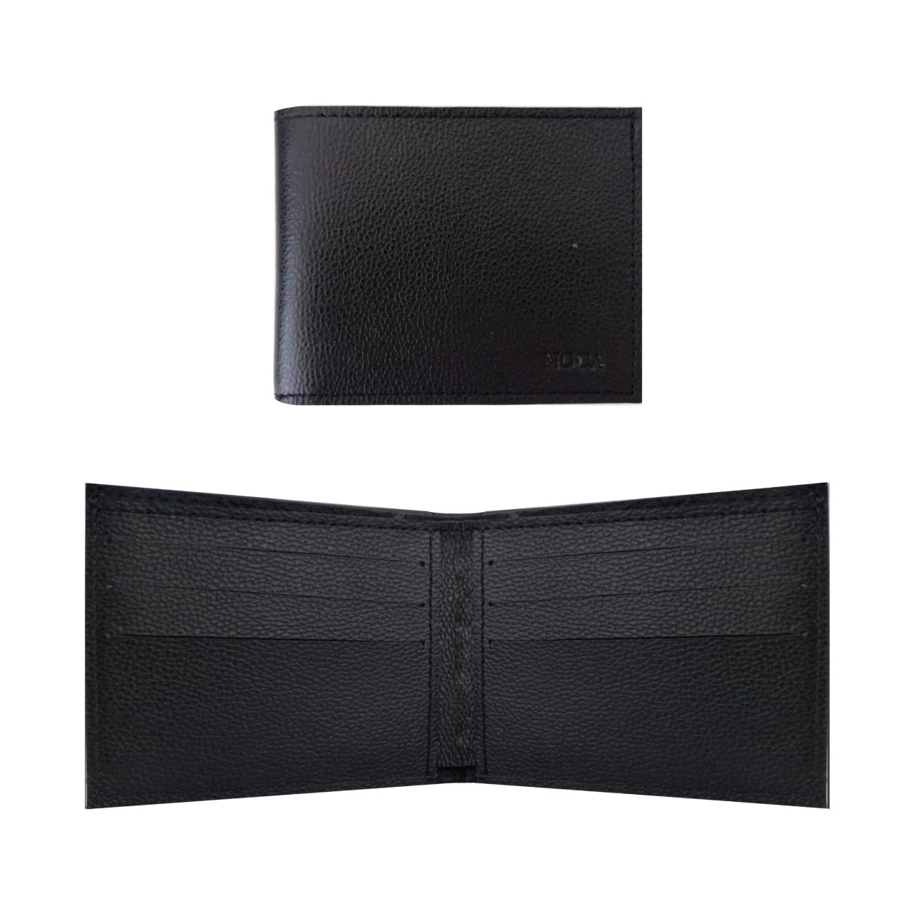 Billetera de Cuero para hombre negro Manhattan